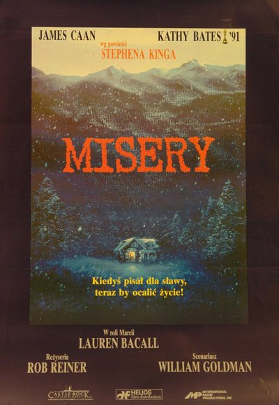 Plakat Filmu Misery (1990) [Lektor PL] - Cały Film CDA - Oglądaj online (1080p)